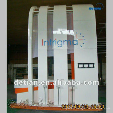 cabine de exposição de perfil de alumínio 20x20 cabine espaço com funitrues de Xangai